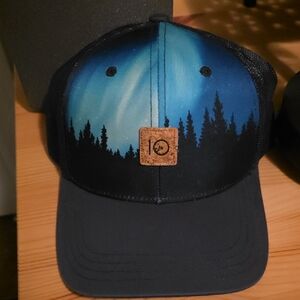 Blue and Black Tentree Forest Cap
